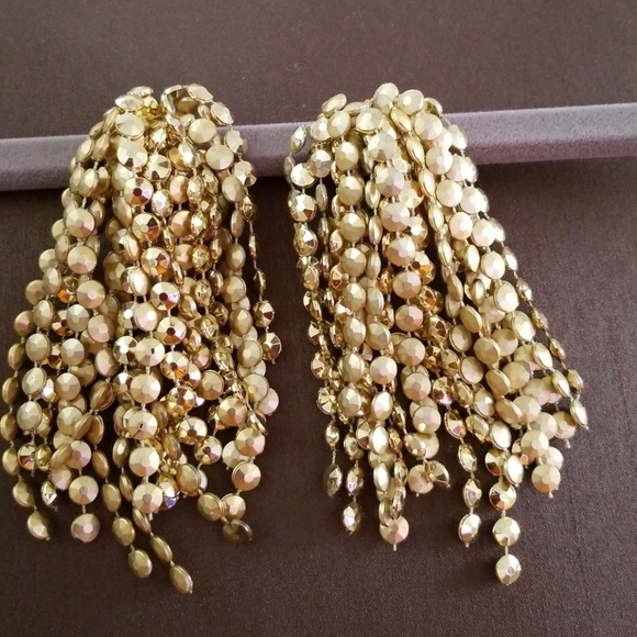Long Goldtone Earrings - Picture 3 of 5